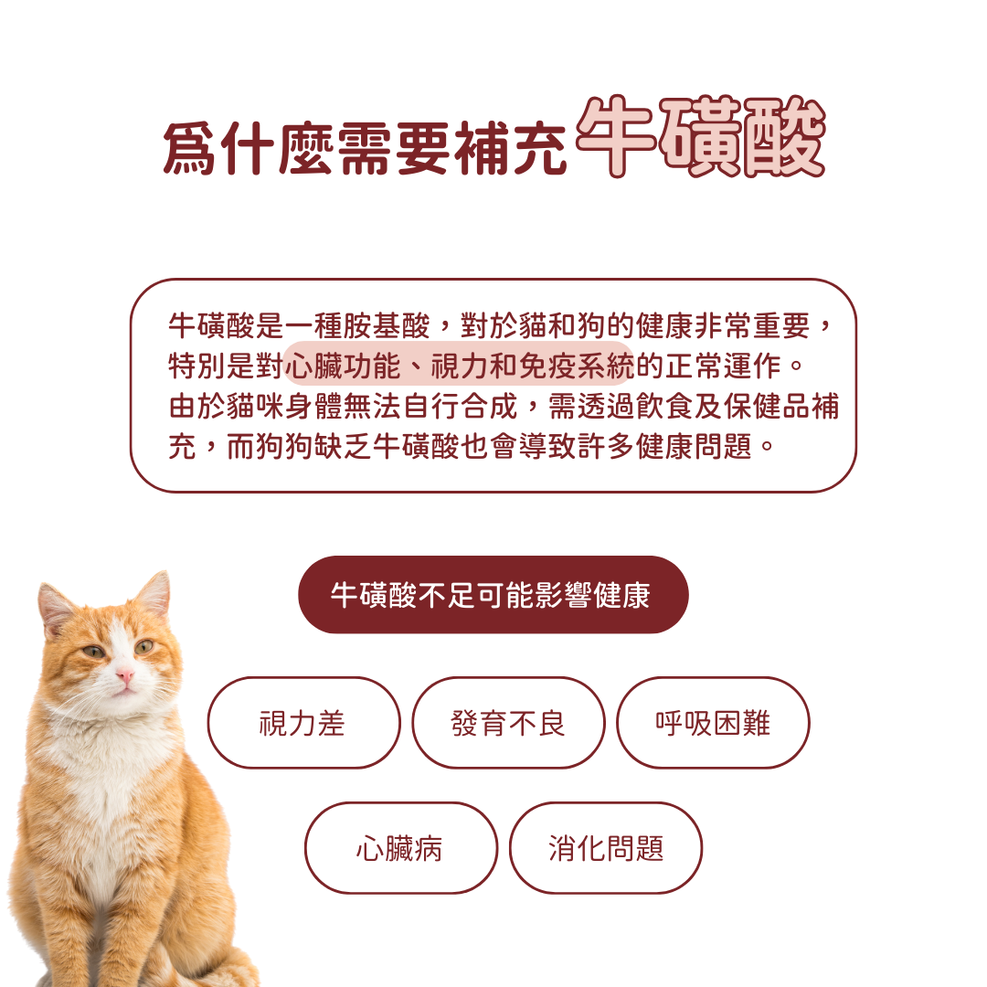 心臟保健 CoQ10+牛磺酸寵心配方  (犬貓專用)