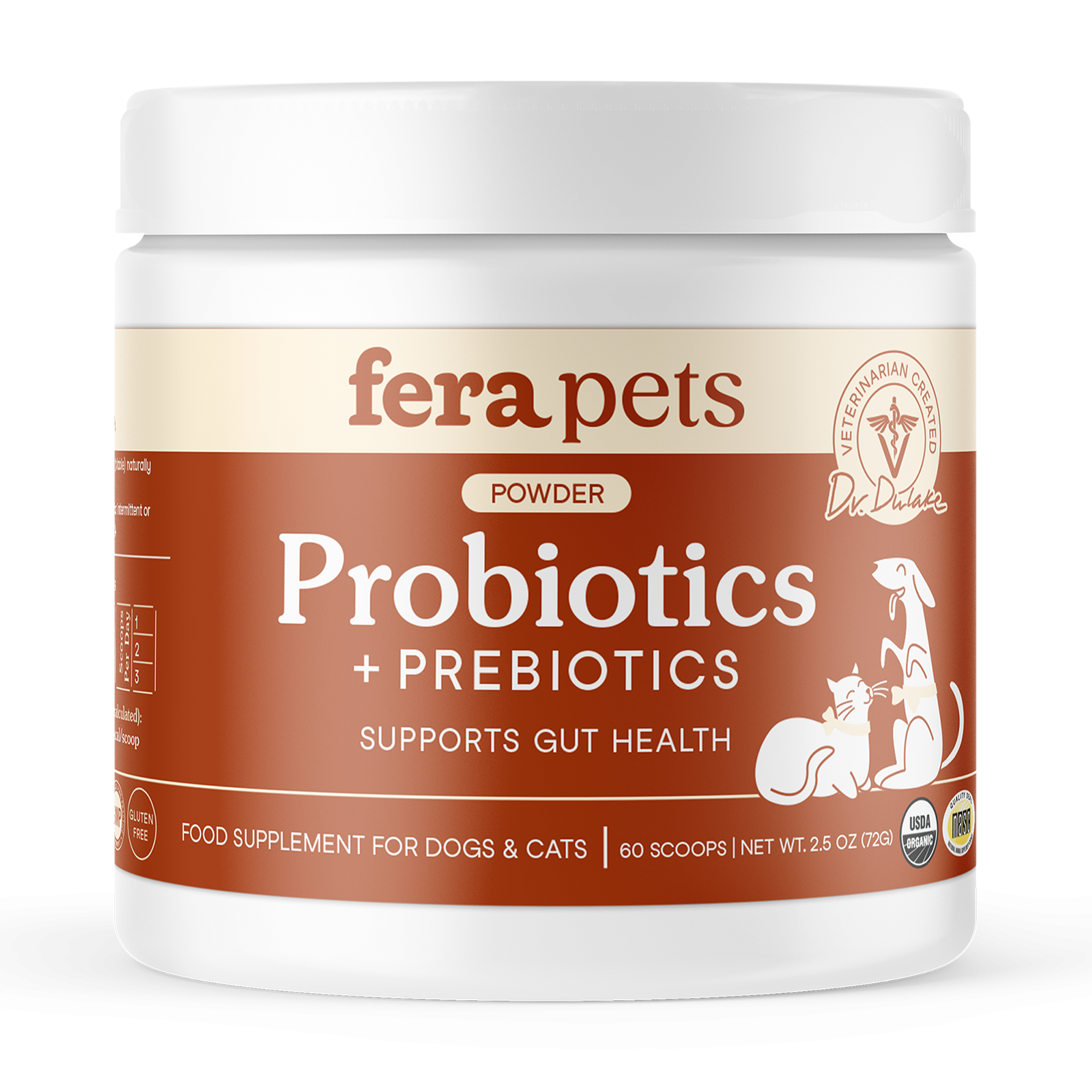 USDA Organic 有機益生菌+益生元 (犬貓專用)