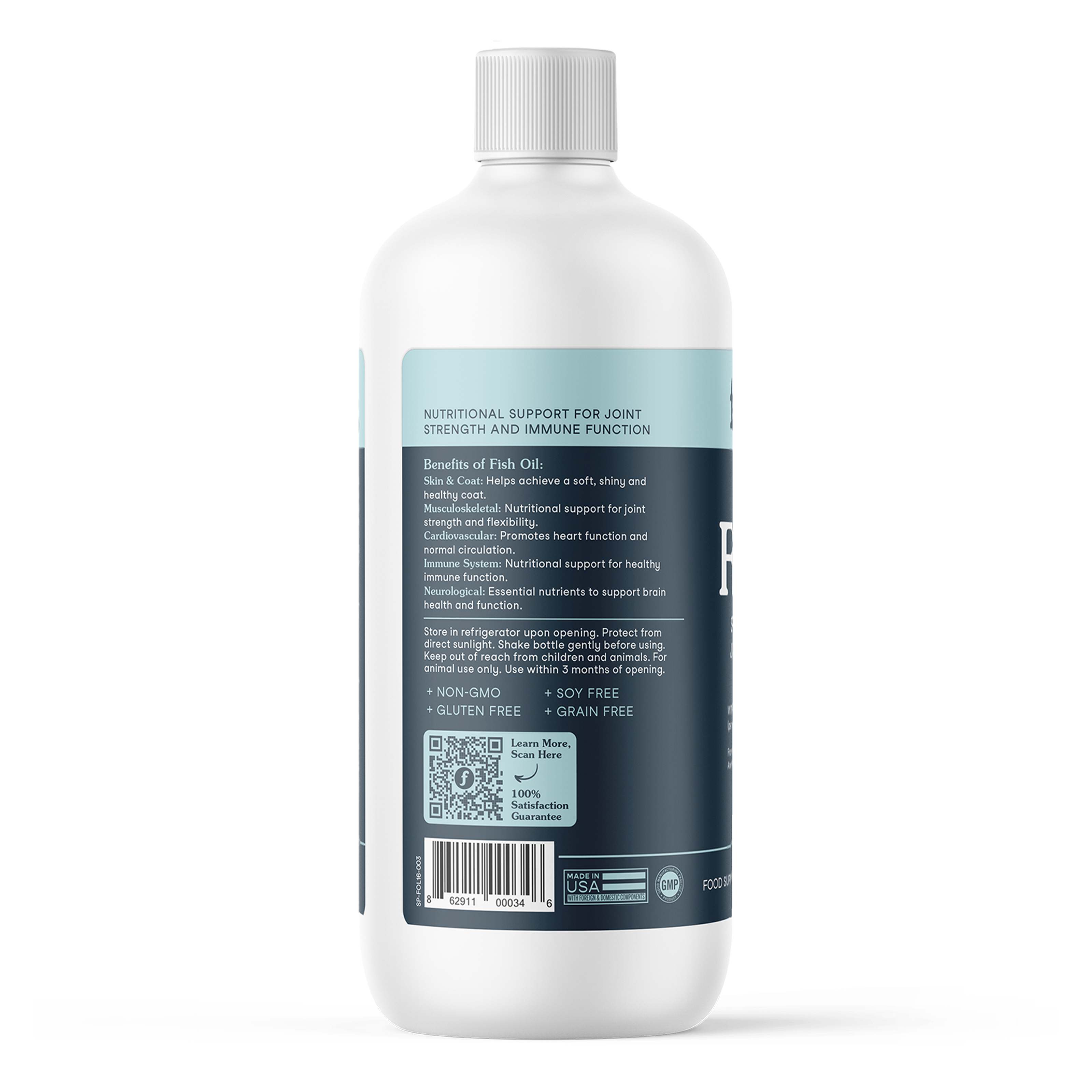 Omega-3 冰島深海rTG小魚油 +維他命E (犬貓專用)