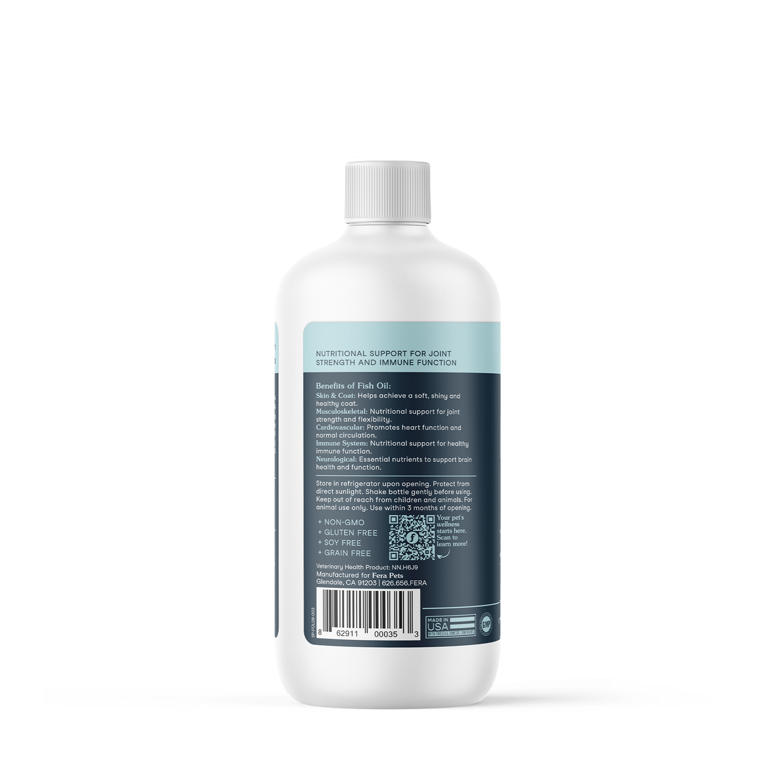 Omega-3 冰島深海rTG小魚油 +維他命E (犬貓專用)