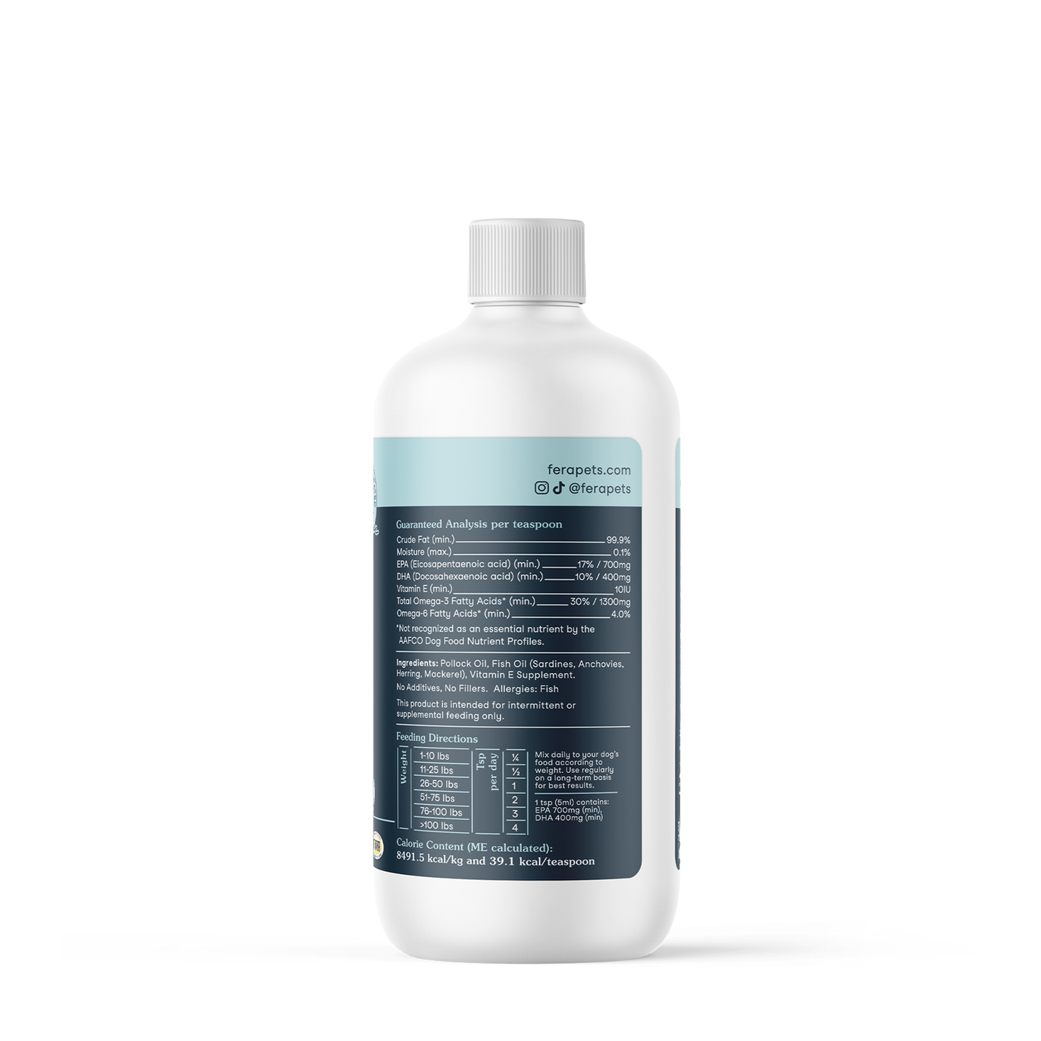 Omega-3 冰島深海rTG小魚油 +維他命E (犬貓專用)