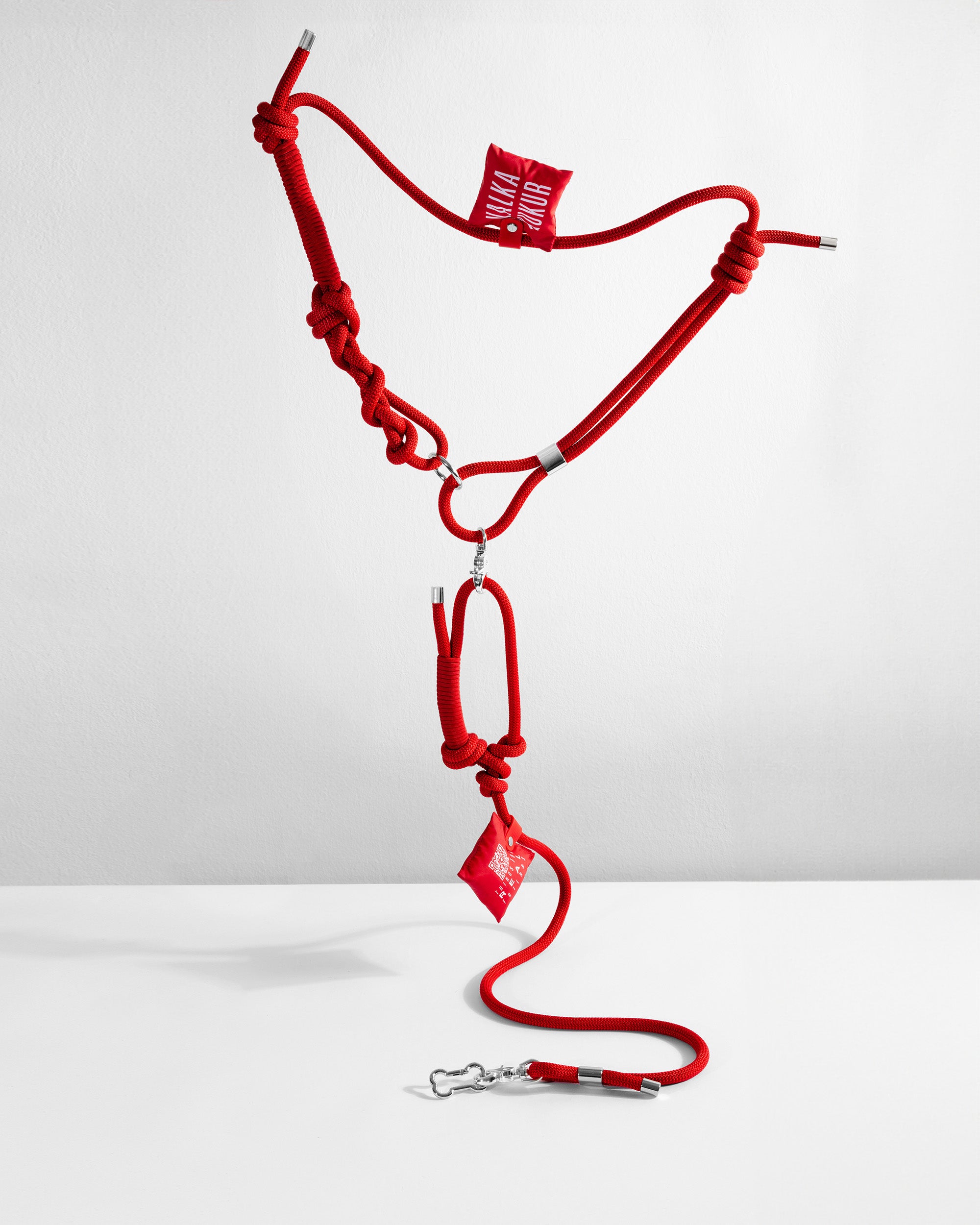 Bold系列牽繩組 - 派對紅 Party Red