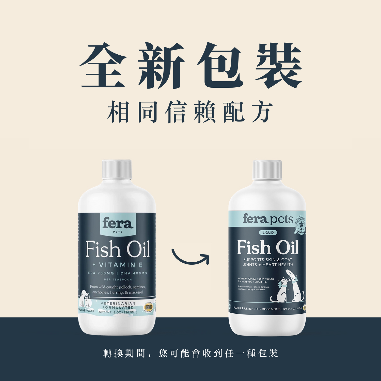 Omega-3 冰島深海rTG小魚油 +維他命E (犬貓專用)