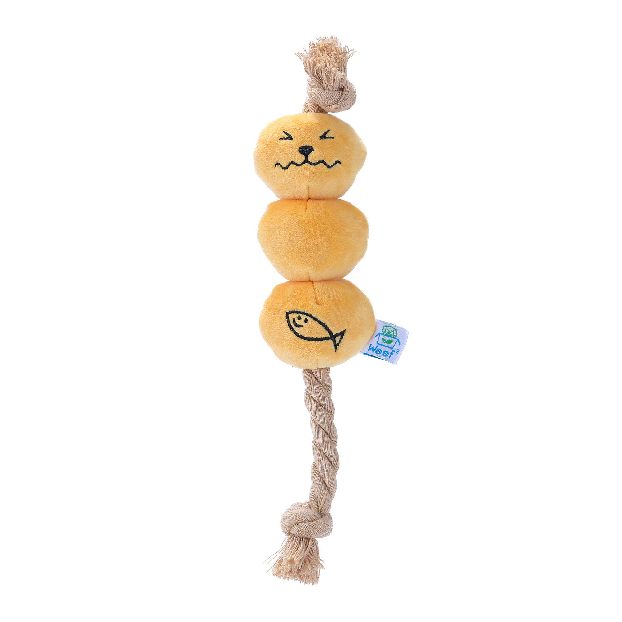 Woof² Curry Fishball Pet Toys 咖哩魚蛋寵物玩具