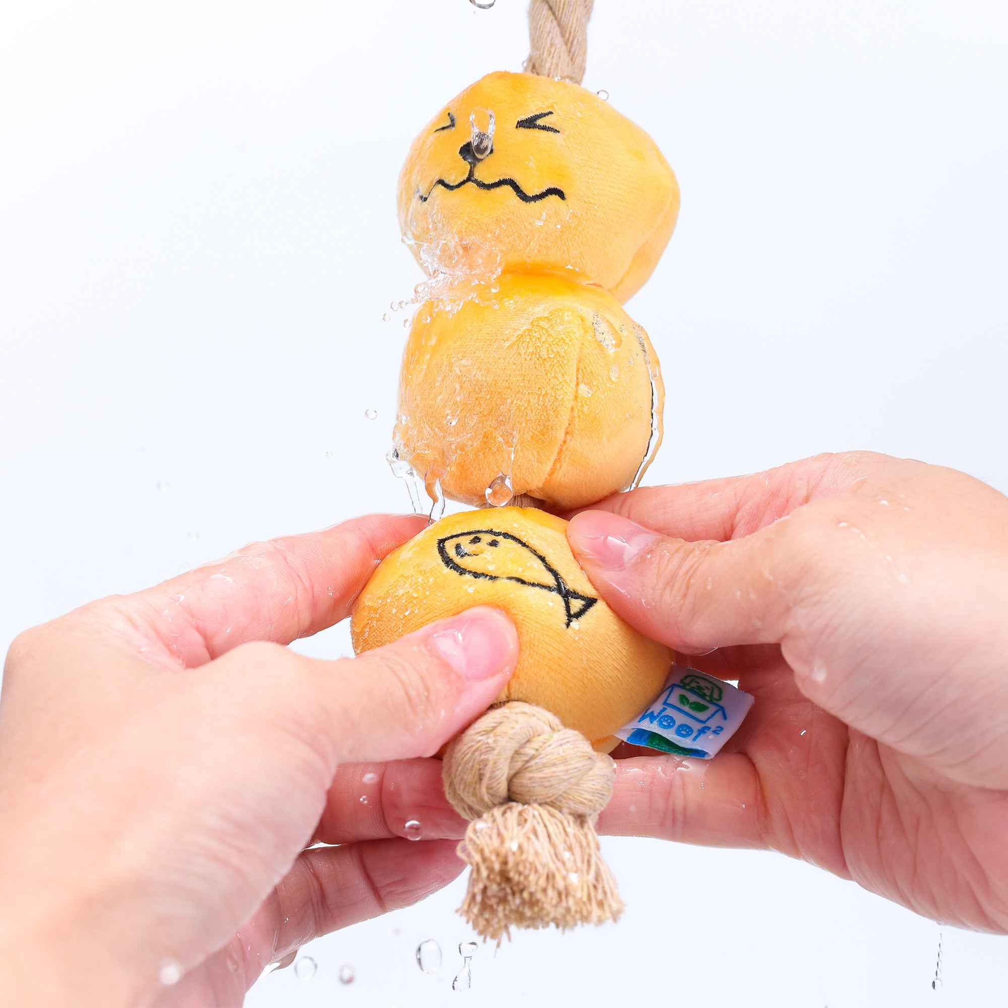 Woof² Curry Fishball Pet Toys 咖哩魚蛋寵物玩具