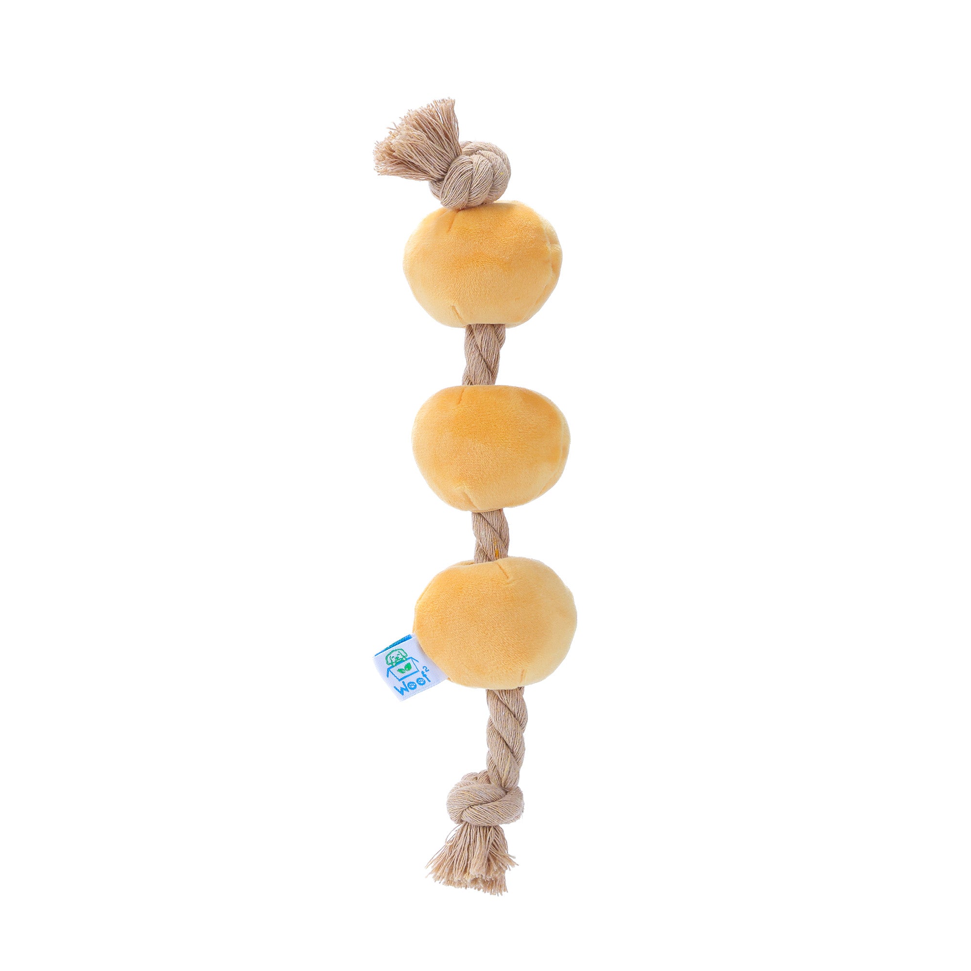 Woof² Curry Fishball Pet Toys 咖哩魚蛋寵物玩具