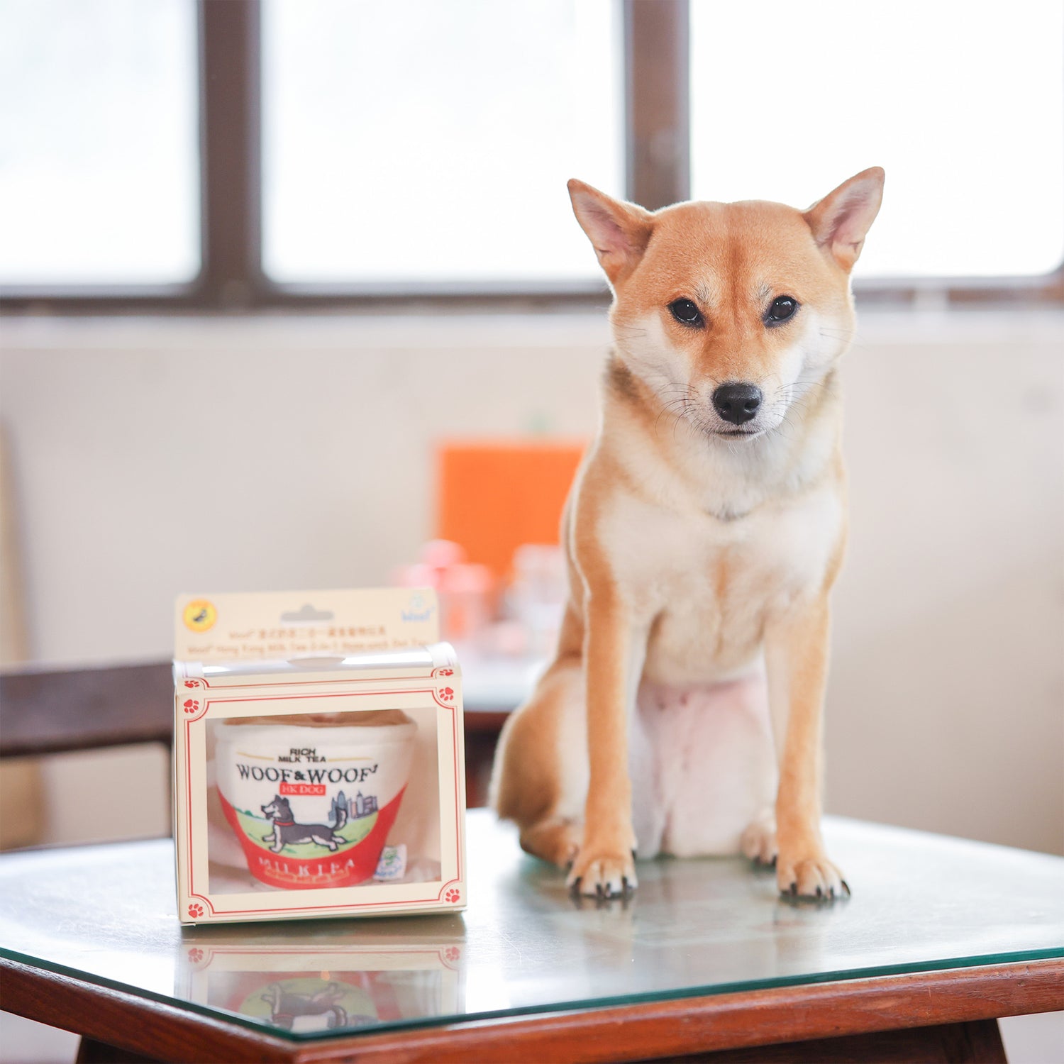 Woof² Hong Kong Milk Tea Pet Toys 港式奶茶二合一藏食寵物玩具