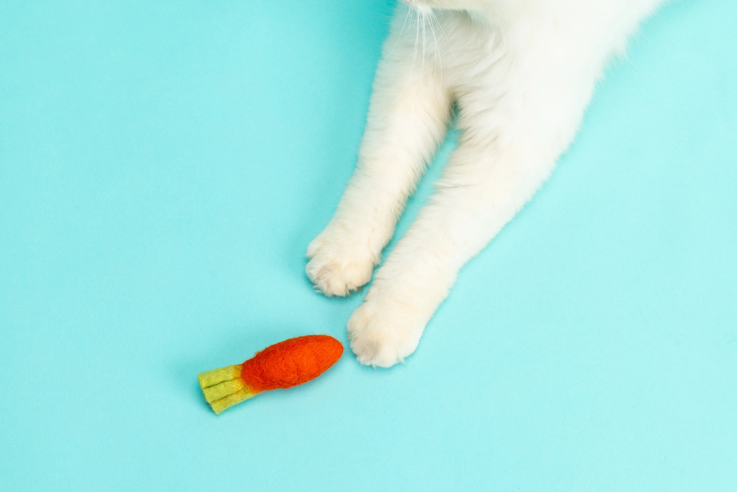 The Three Carrot 三個小小胡蘿蔔 羊毛氈貓咪玩具