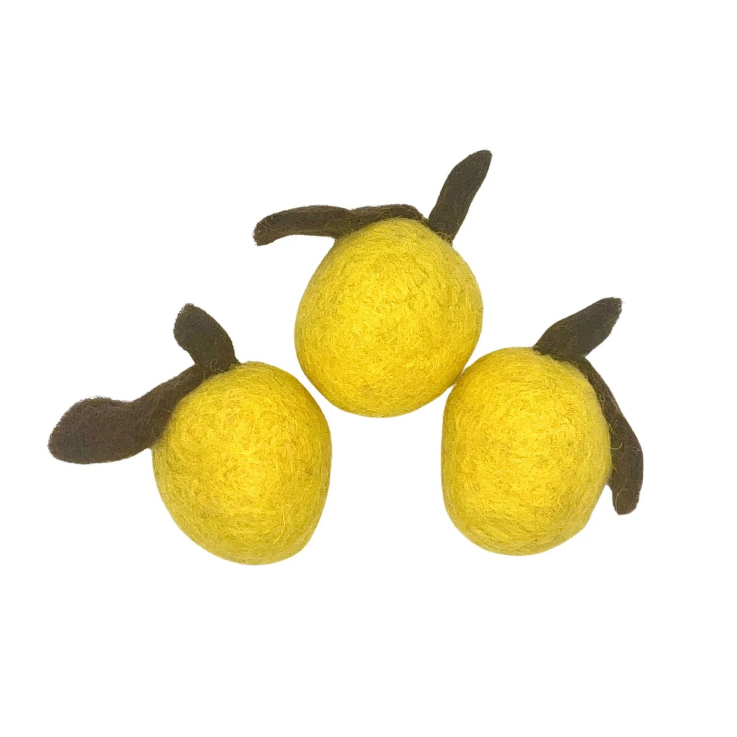 The Three Lemon 三個小小黃檸檬 羊毛氈貓咪玩具