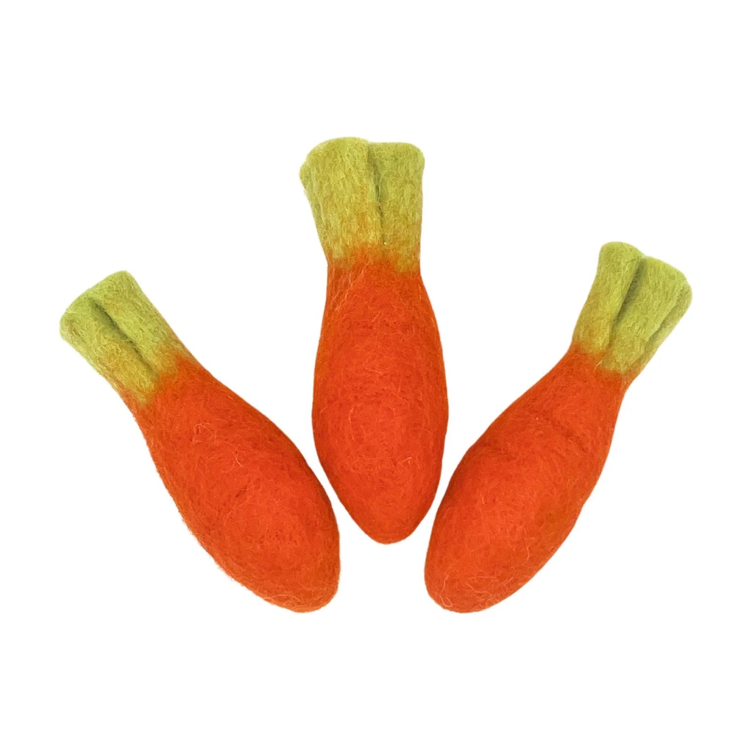 The Three Carrot 三個小小胡蘿蔔 羊毛氈貓咪玩具