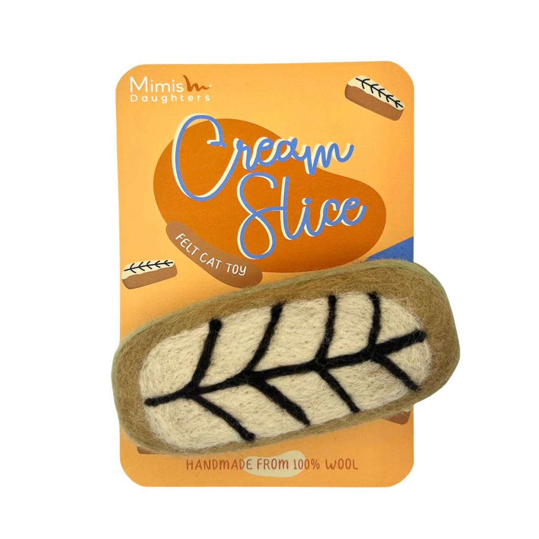 Cream Slice 千層酥 羊毛氈貓咪玩具