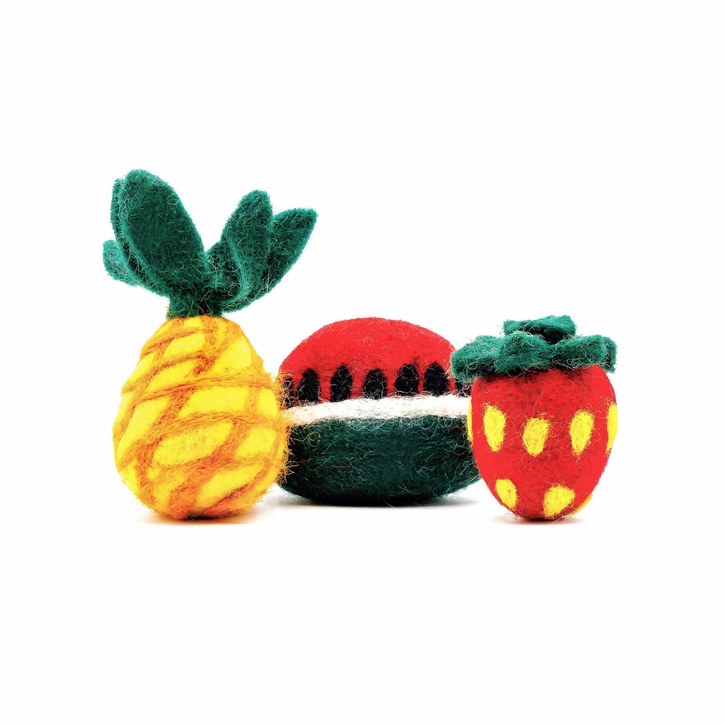 The Fruit Basket 水果籃 羊毛氈貓咪玩具