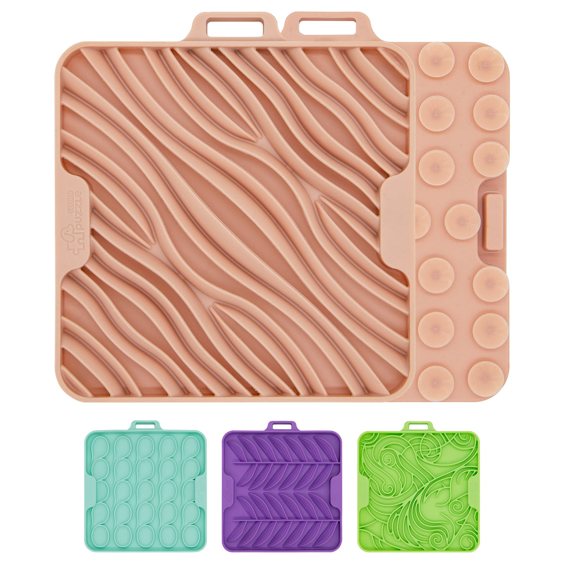 Puzzle Mat Flex 拼接慢食舔食墊 - L3 波紋高階