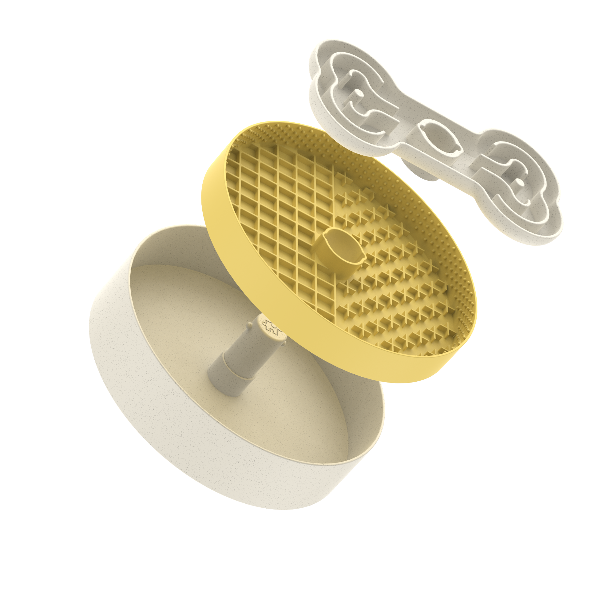 Puzzle Lick Bowl 旋轉拼圖多功能環保舔食碗