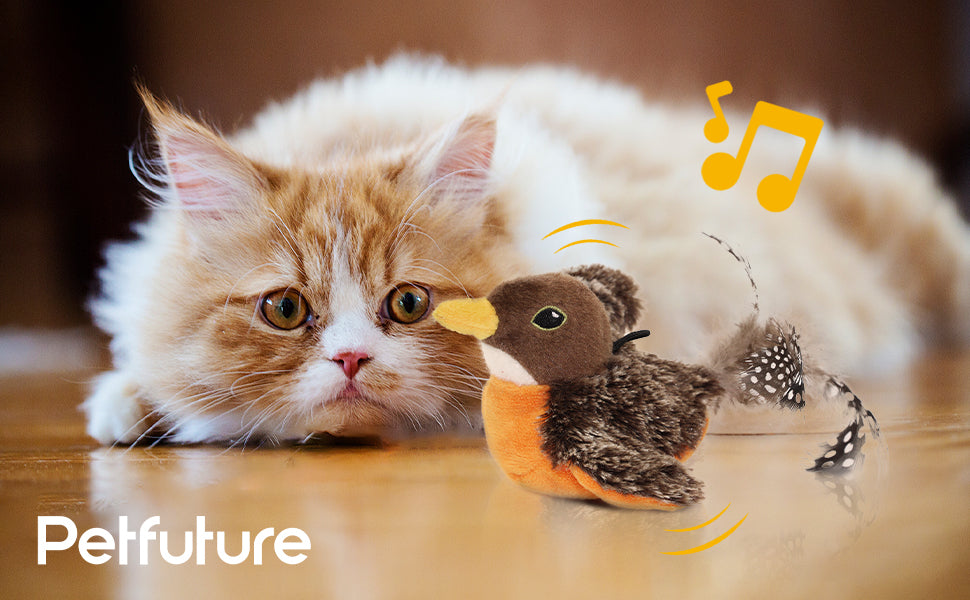 PETFUTURE逗貓玩具，可愛電子小動物陪伴貓咪度過完美生活