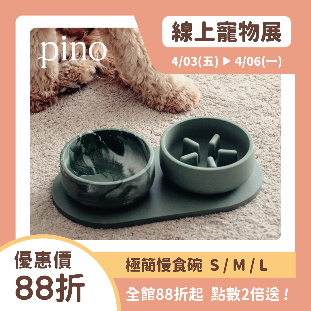 Pino Slow Feeder Bowls 極簡慢⻝碗