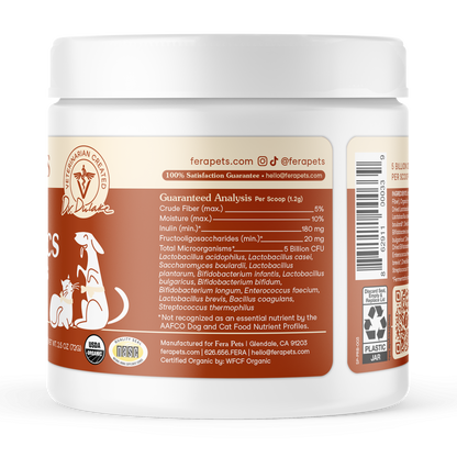USDA Organic 有機益生菌＋益生元 （犬貓專用）
