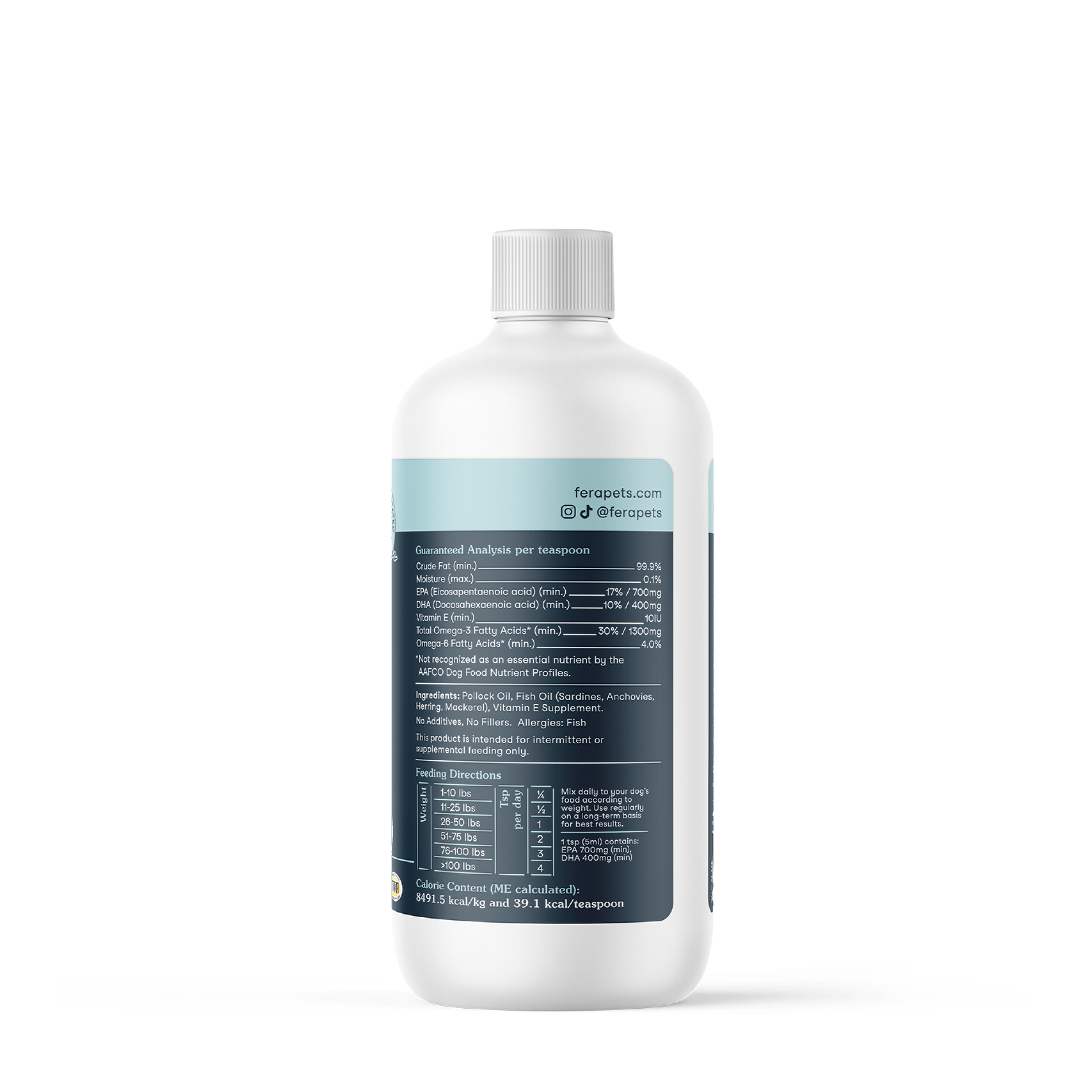 Omega-3 冰島深海rTG小魚油 +維他命E （犬貓專用）