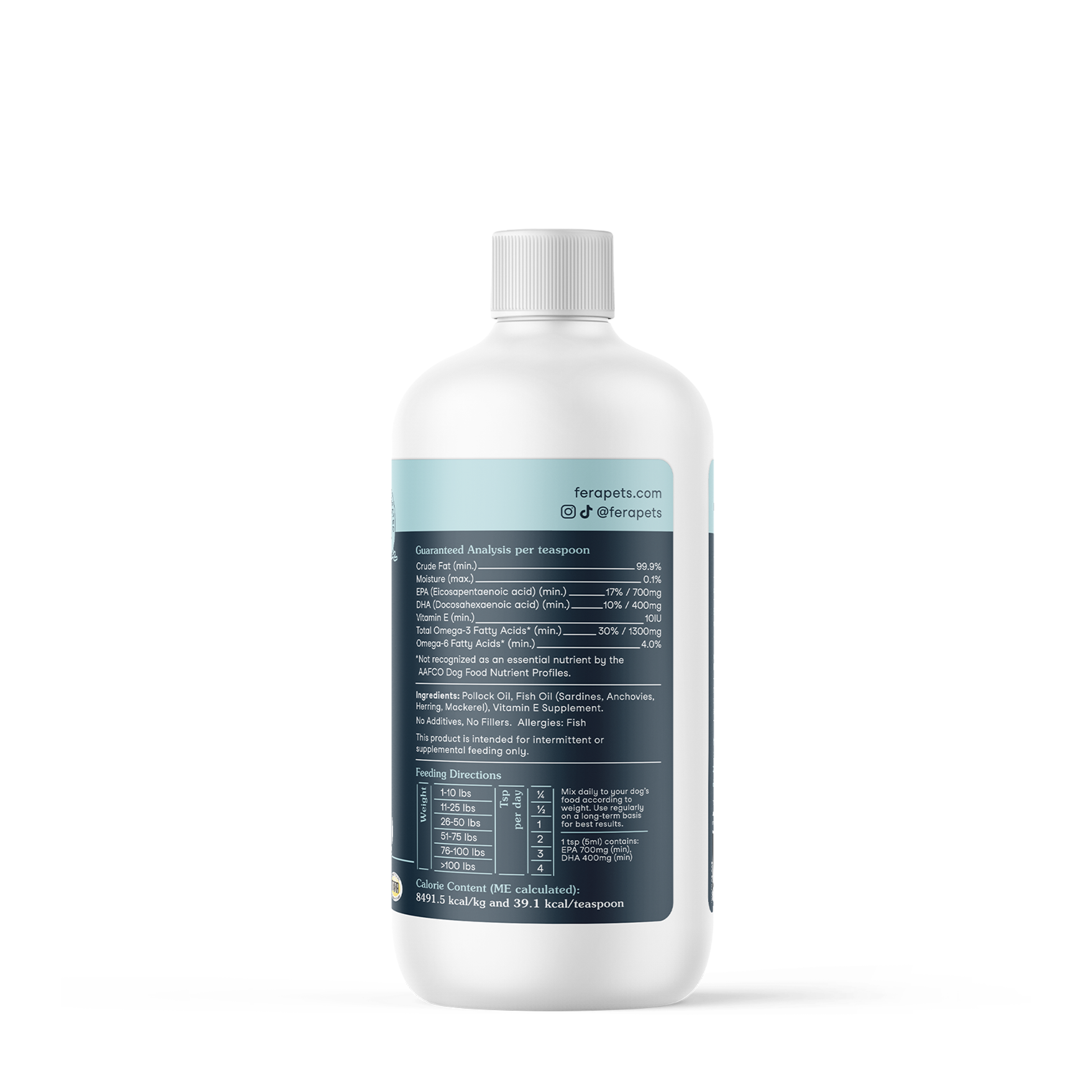 Omega-3 冰島深海rTG小魚油 +維他命E （犬貓專用）