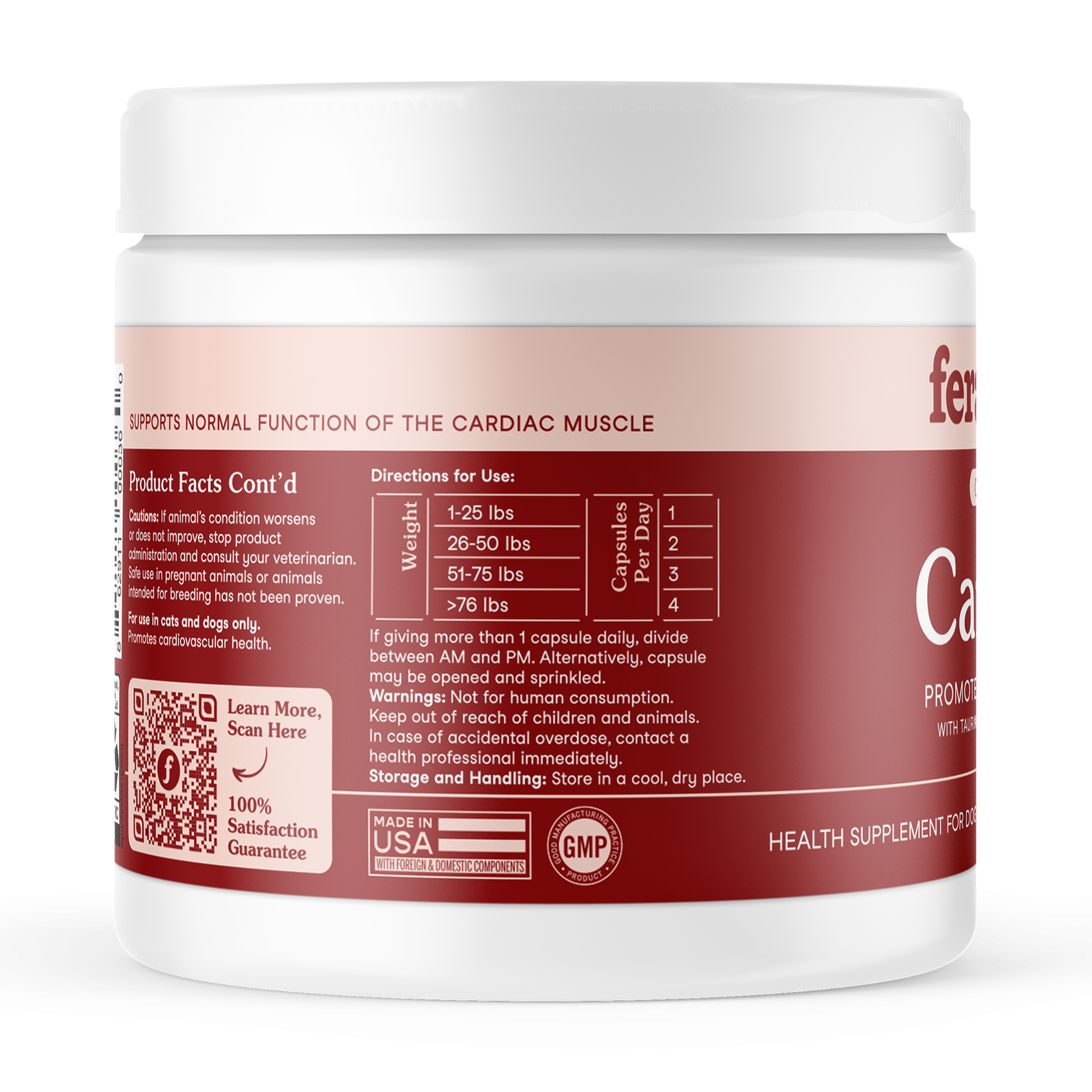 心臟保健 CoQ10+牛磺酸寵心配方  （犬貓專用）