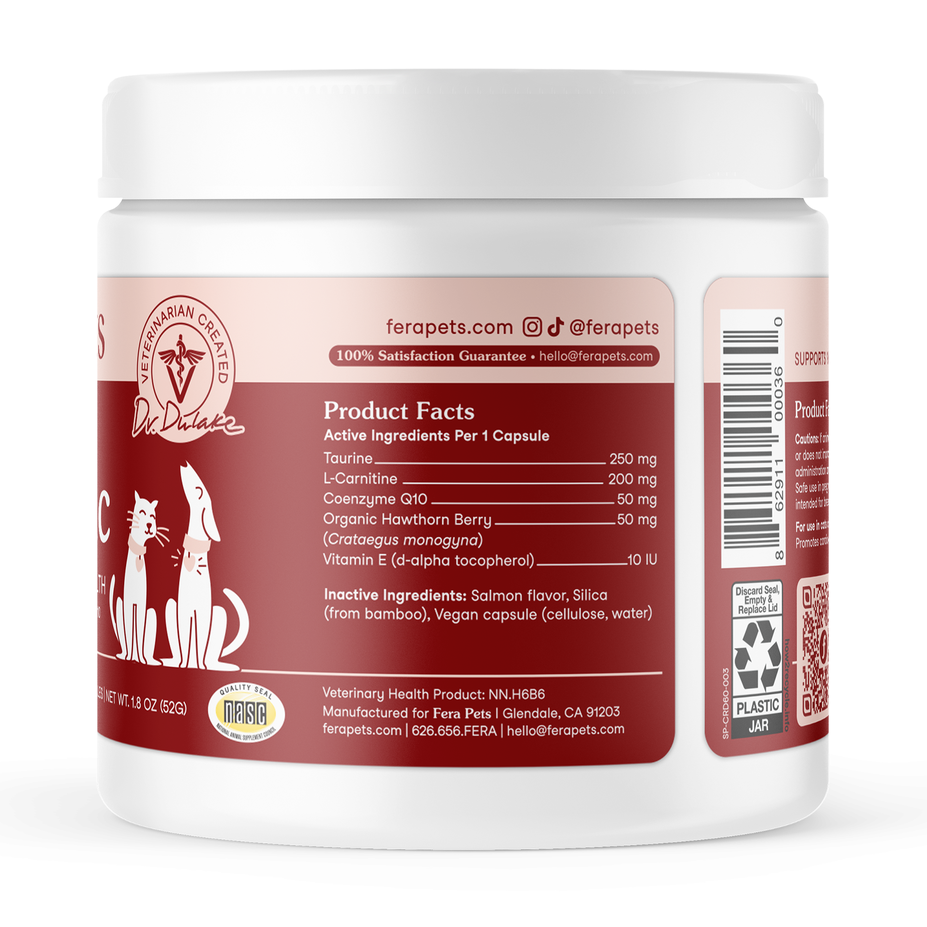 心臟保健 CoQ10+牛磺酸寵心配方  （犬貓專用）