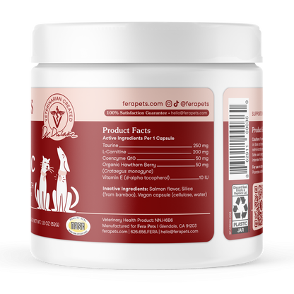 心臟保健 CoQ10+牛磺酸寵心配方  （犬貓專用）