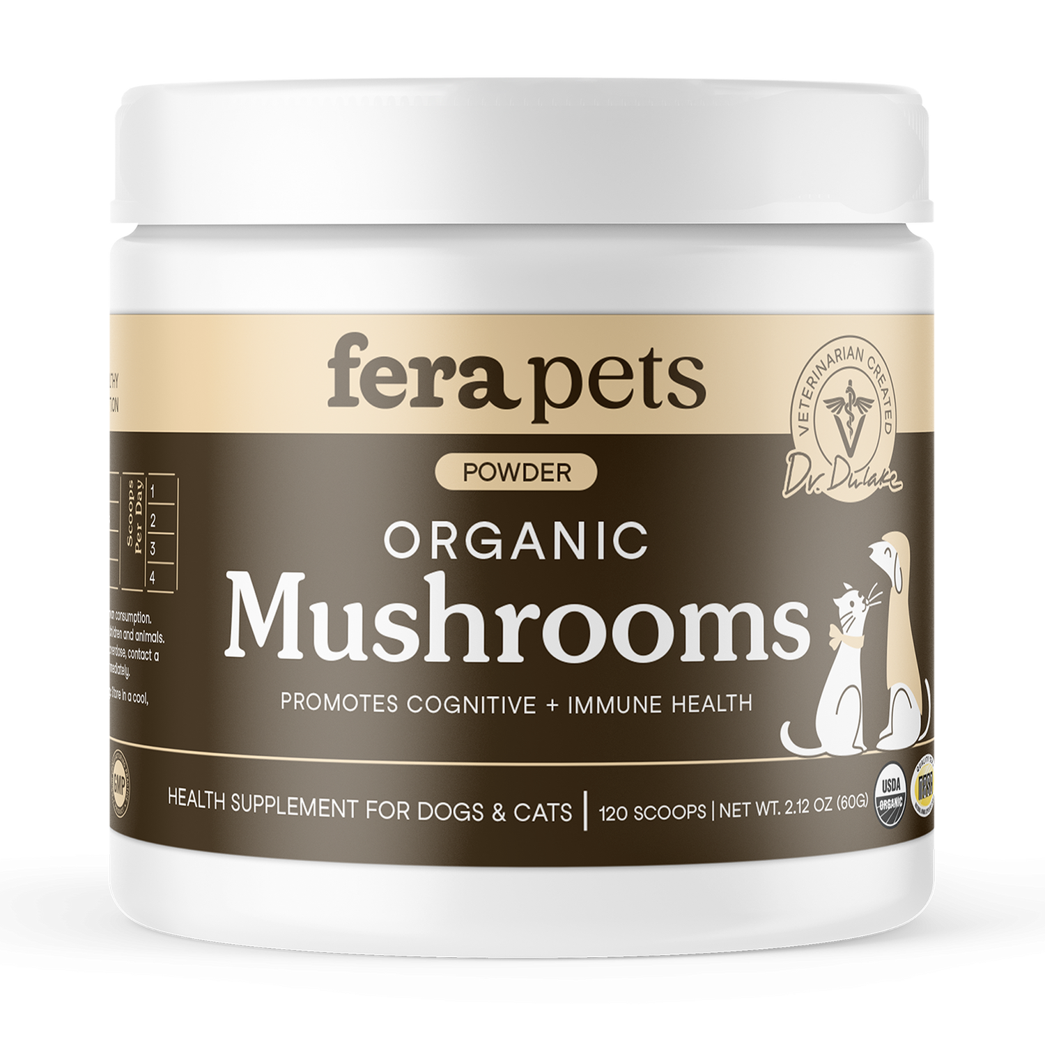 USDA Organic 有機十全蕈菇免疫調節 （犬貓專用）