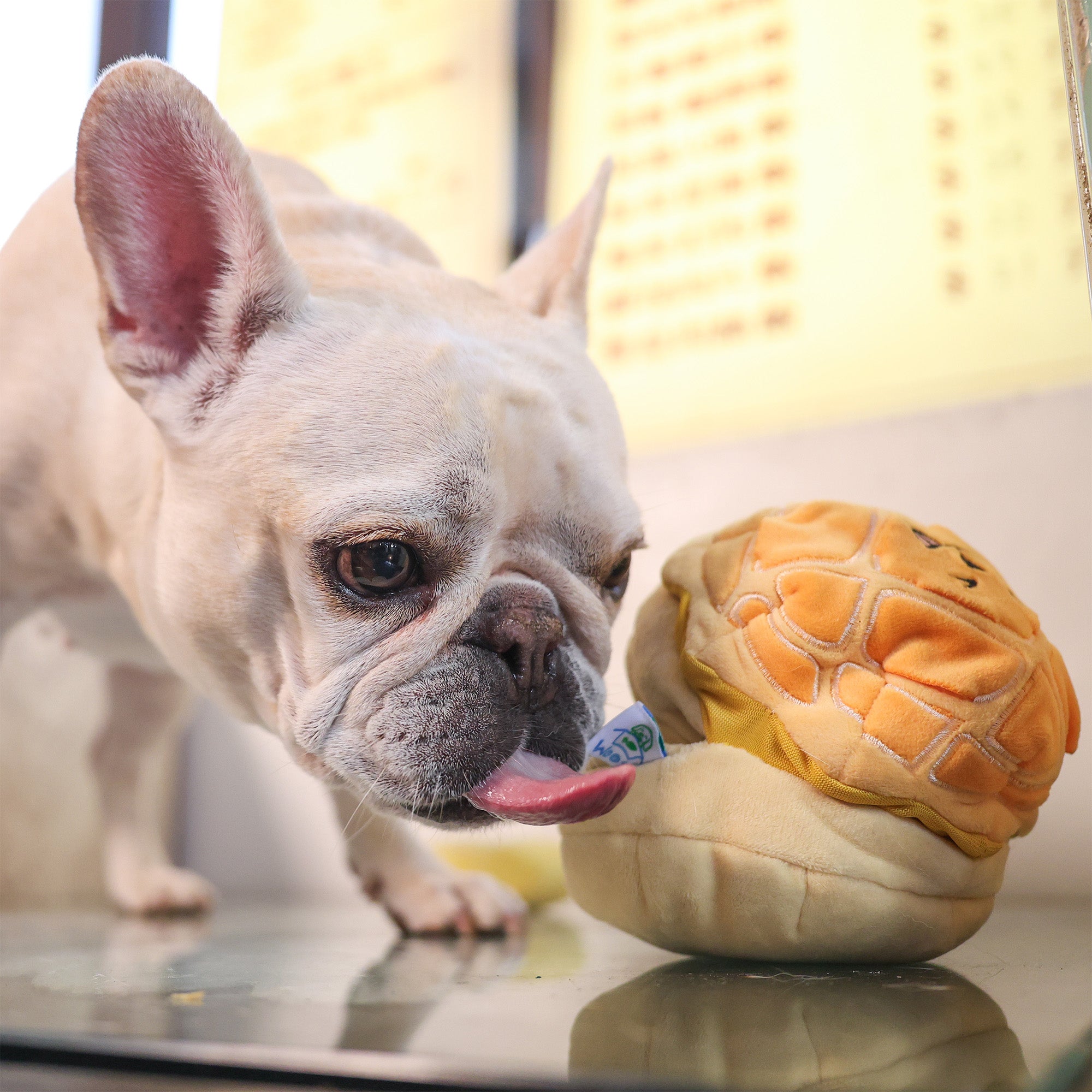 Woof² Buttered Pineapple Bun Pet Toys 菠蘿油二合一藏食寵物玩具