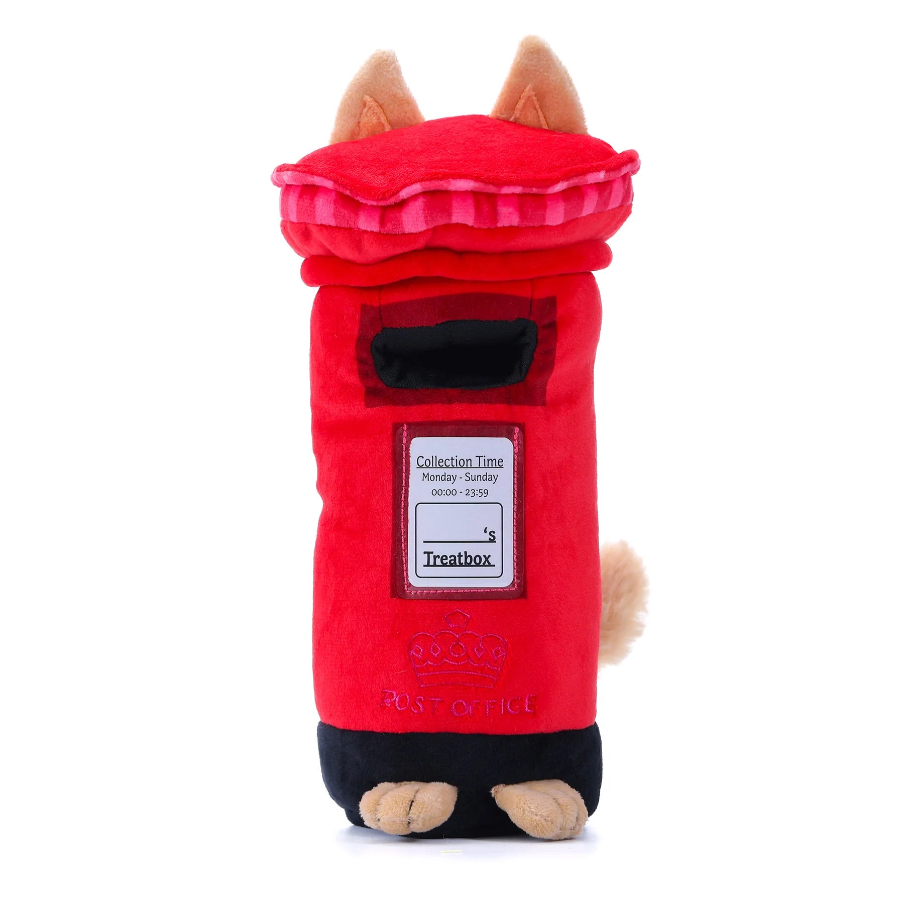 Woof²  英式郵筒漏食寵物毛絨玩具