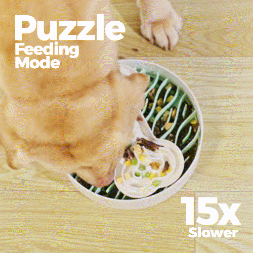 Puzzle Feeder 旋轉拼圖多功能環保慢食碗